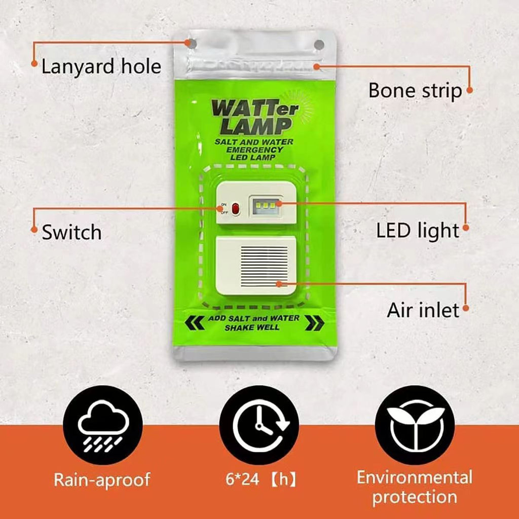 🌞HOT SALE 49% OFF✨Emergency Light Salt Water Lamp💦⚡