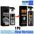 Bronze Bomber Non-Acid Wheel Cleaner 120ML, Iron & Rust Remover Spray for Wheels, Rims, and All Metal Surfaces, Safe for Cars, Motorcycles & Trucks, with Free Cleaning Towel