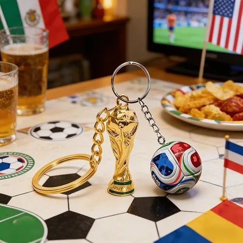 2026 FIFA World Cup USA-MEX-CAN Keychain: Carry the Spirit of the Game Everywhere ✨