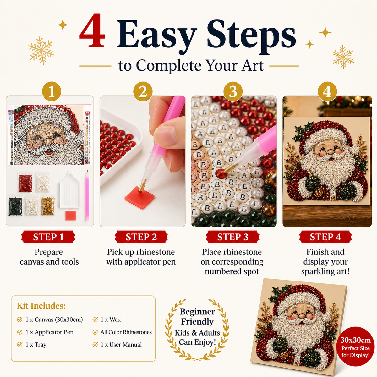 Adult Christmas Diamond Painting Set