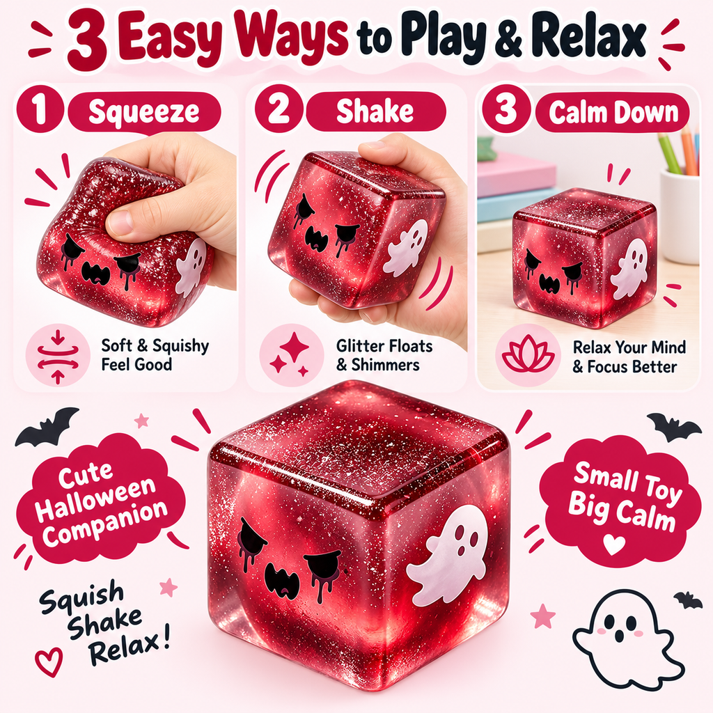 Halloween-themed stress-relief and venting toys