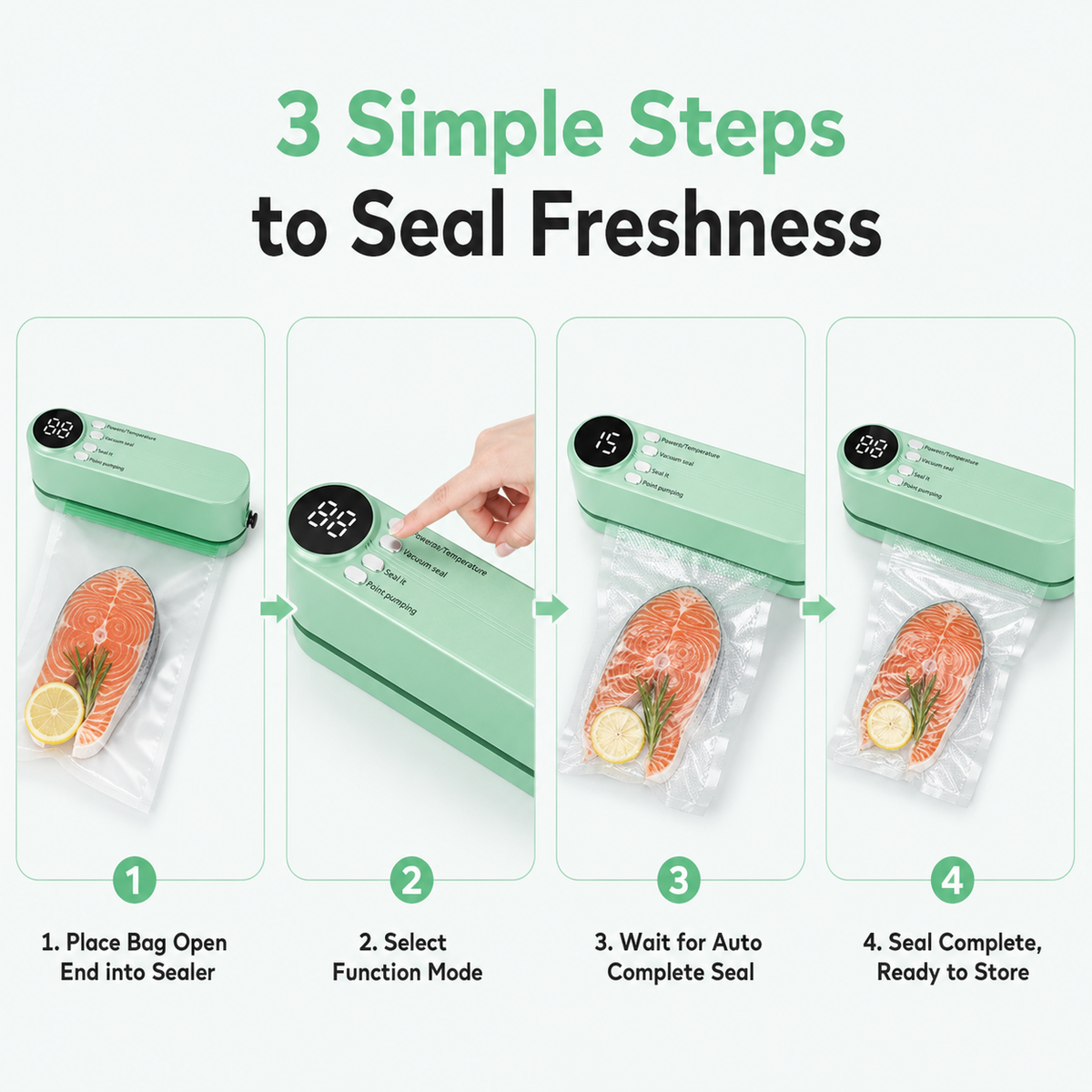 Rechargeable Mini Wireless Vacuum Sealer