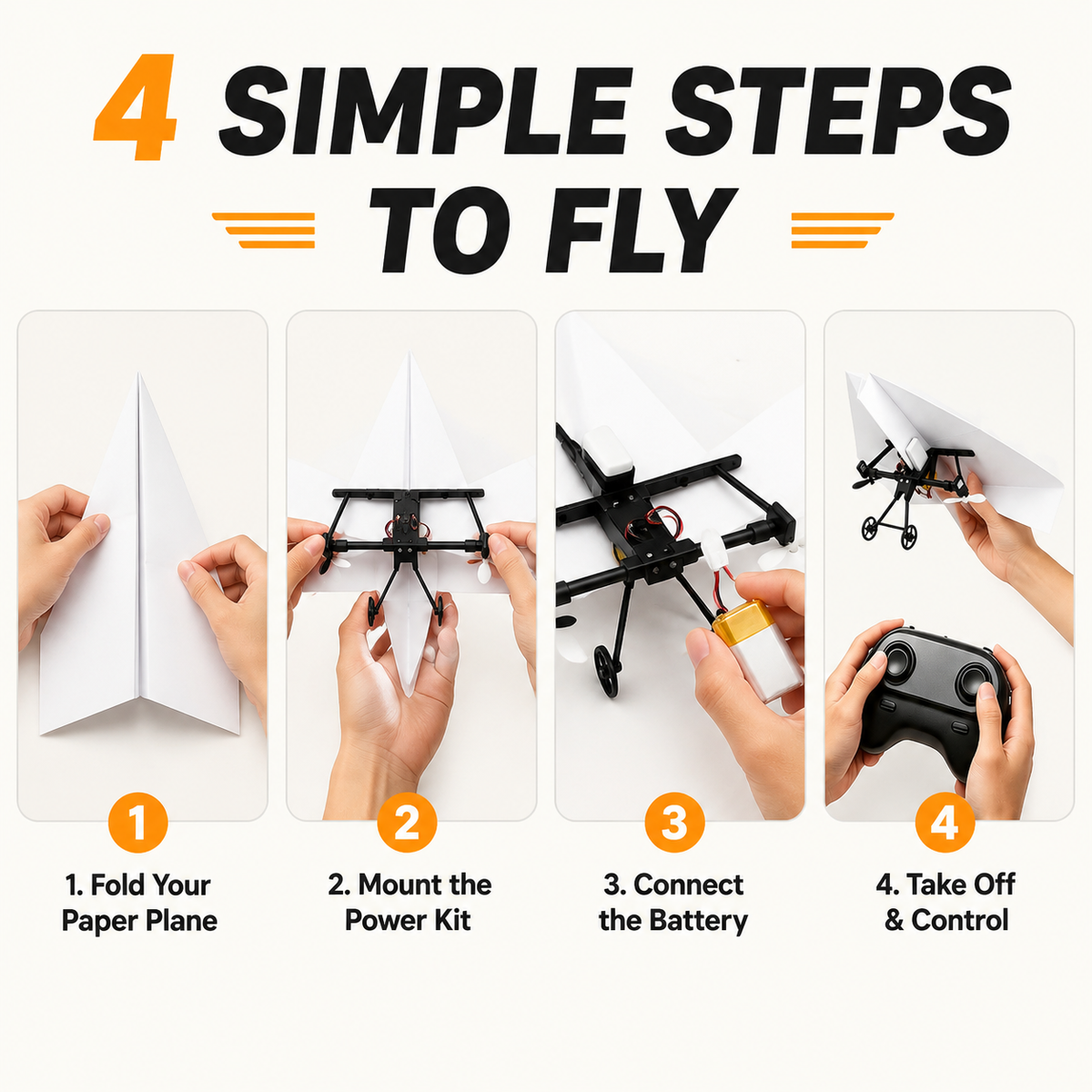 RC Paper Airplane Kit