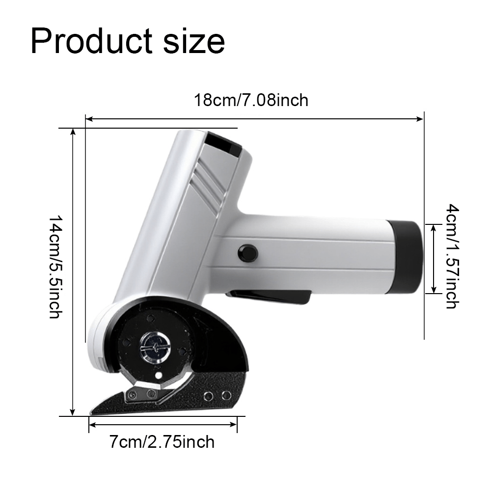 Cordless Heavy-Duty Fabric Shears – Precision Cutting for Carpet, Cardboard, & Thick Textiles ✂️📦