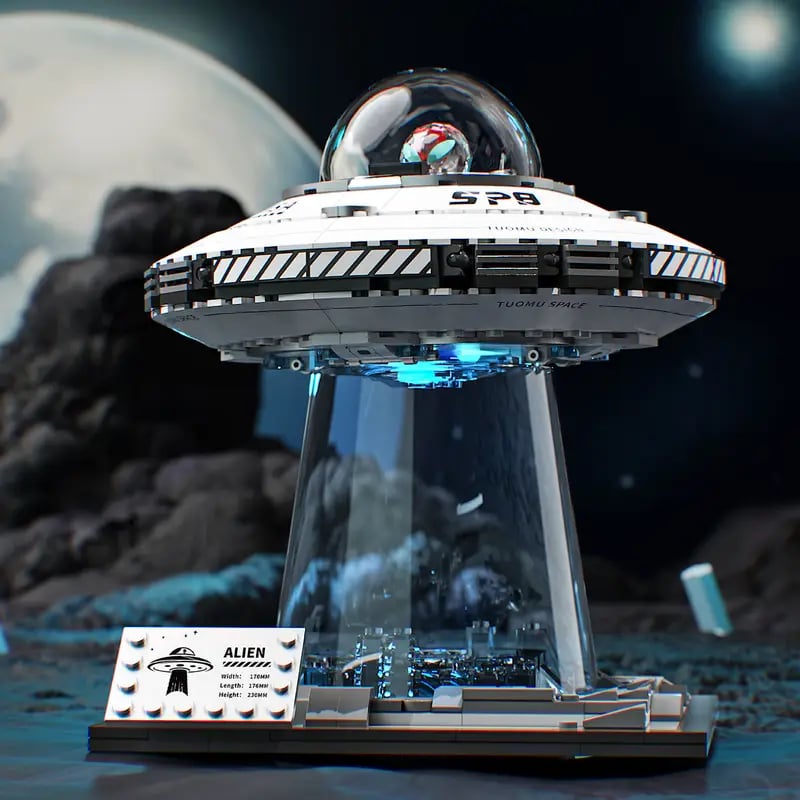 🛸Space UFO Spaceship Building Sets