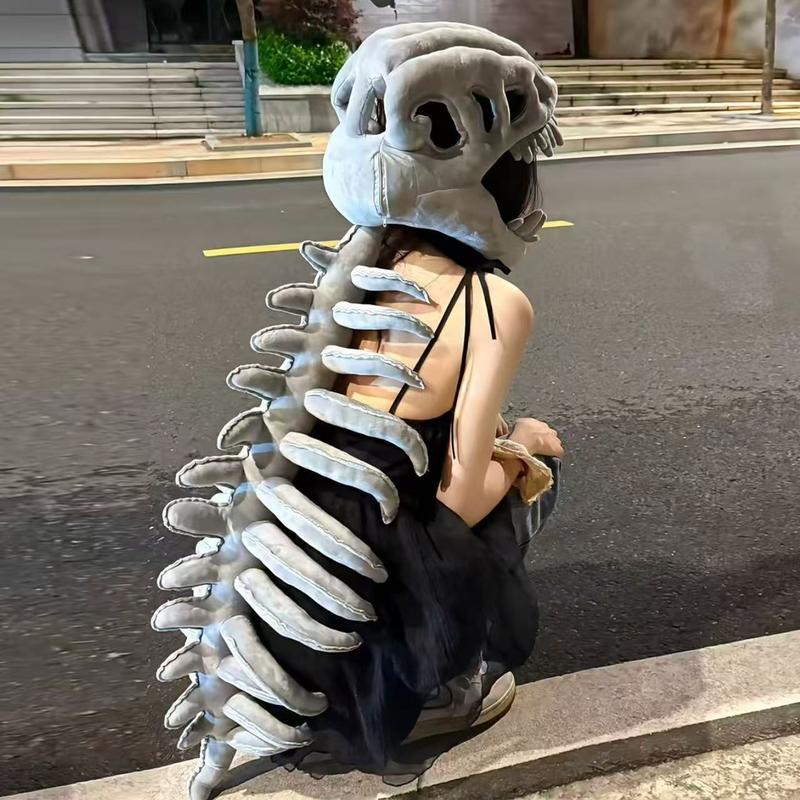 🏆1 Bestselling🏆New Dinosaur Skeleton Headgear Mask Funny Dinosaur Bone Doll Gift