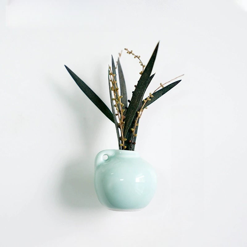 🔥LAST DAY 49% OFF🌸Cute Plant Ceramic Vase Fridge Magnets
