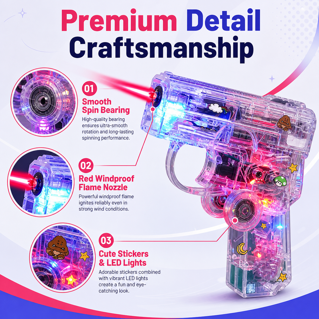 Foldable Fidget Spinner Lighter