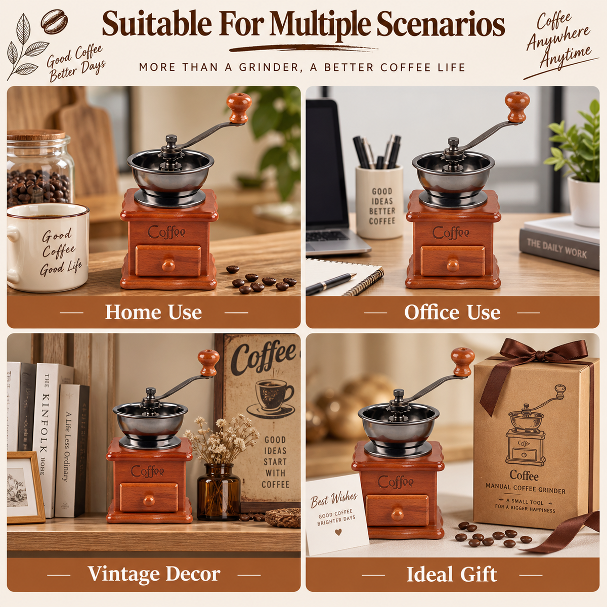 Manual Coffee Bean Grinder