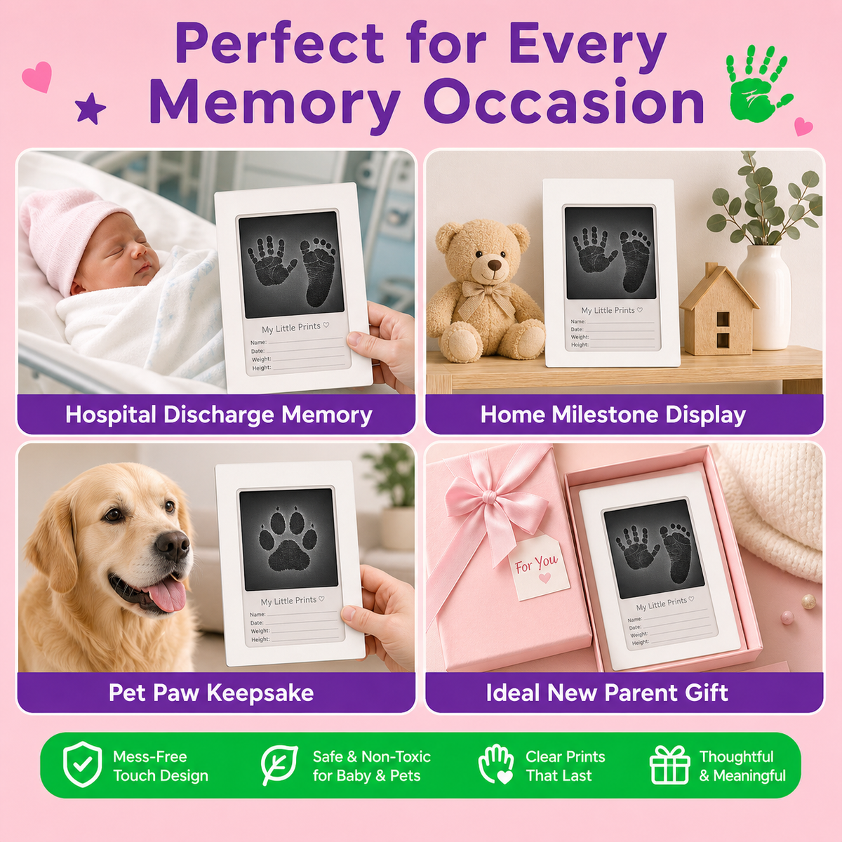 Newborn Limb Print Keepsake Kit