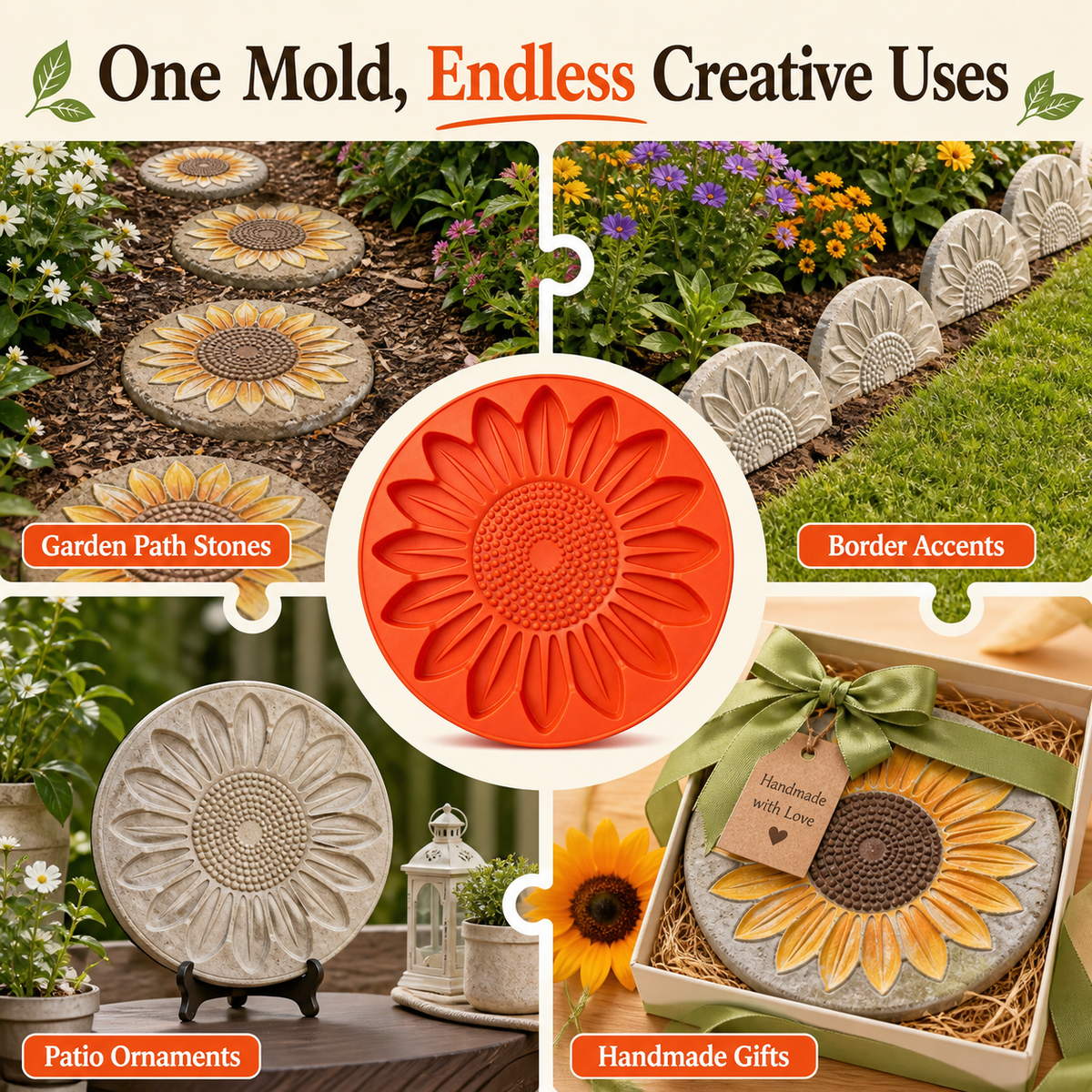 Stepping stone mold
