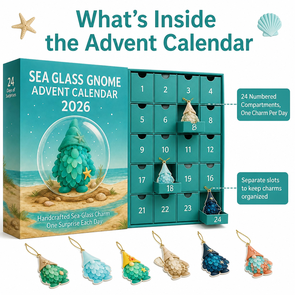 Sea Glass Gnome Advent Calendar 2026