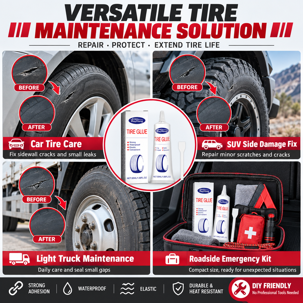 Liquid Rubber Tire Repair Sealant
