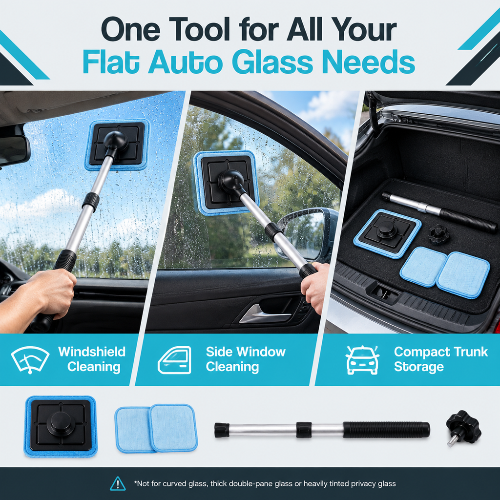 Magnetic Windshield Cleaning Tool