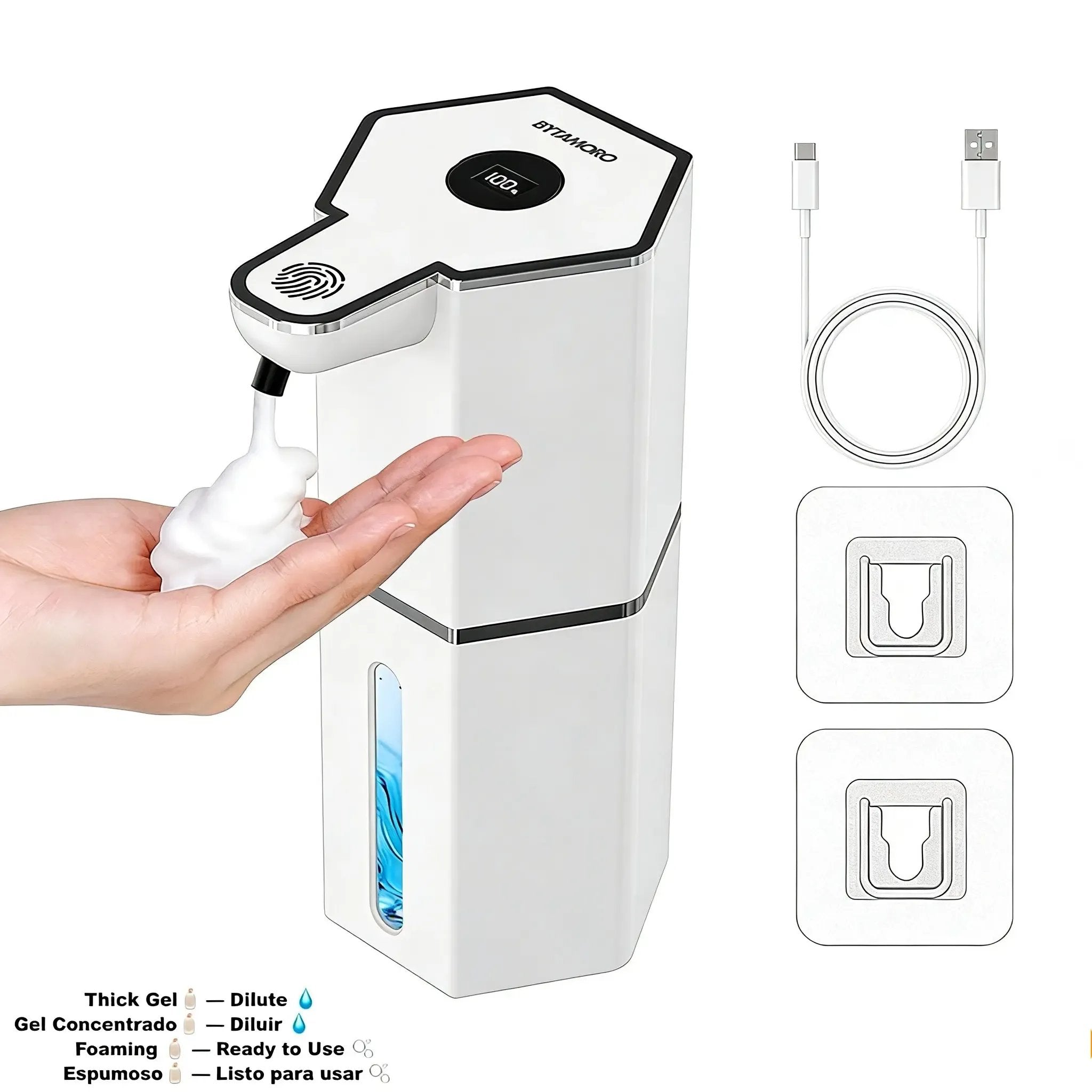 24-Hour Flash Deal⏰ Automatic Foaming Soap Dispenser (12oz) | Smart, Hygienic & Rechargeable 🔋