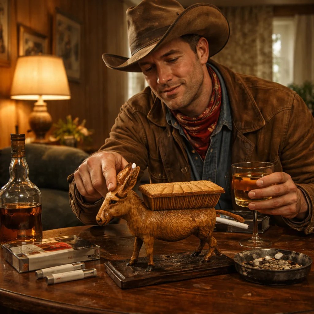 Vintage Donkey Cigarette Dispenser