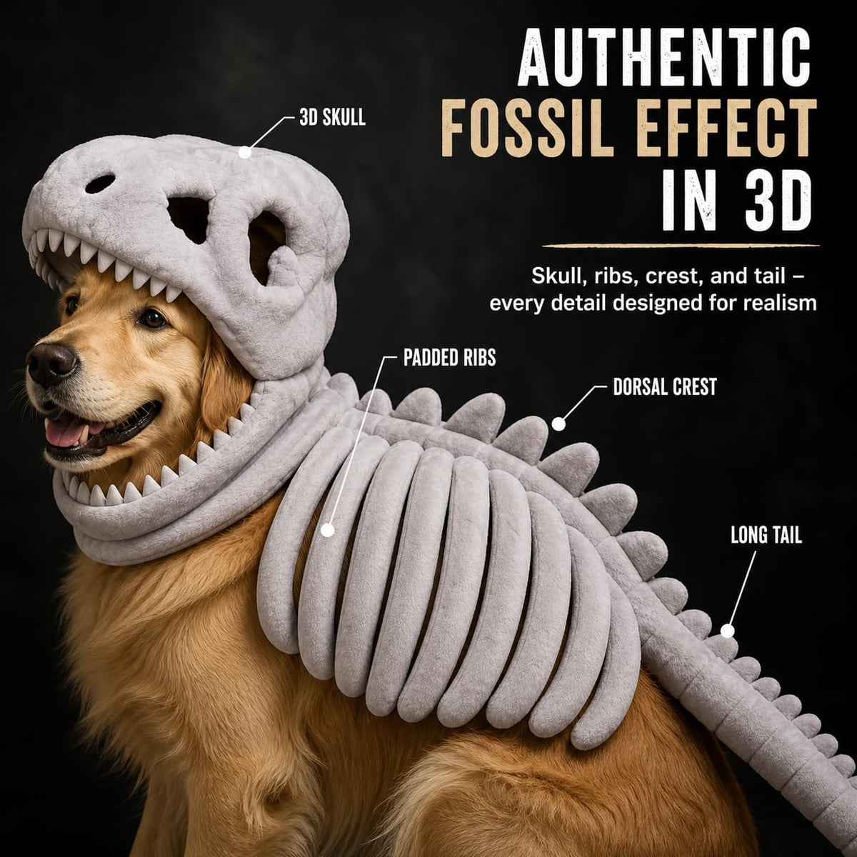 Pet Dinosaur Costume for Dogs Cats