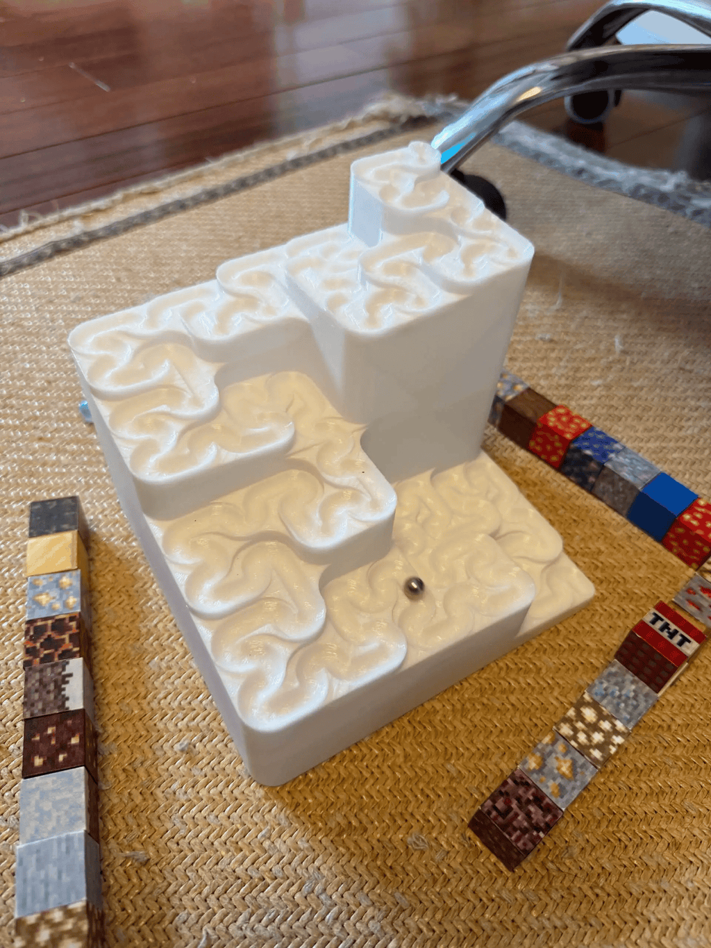 3D Printed Hilbert Curve Marble Run