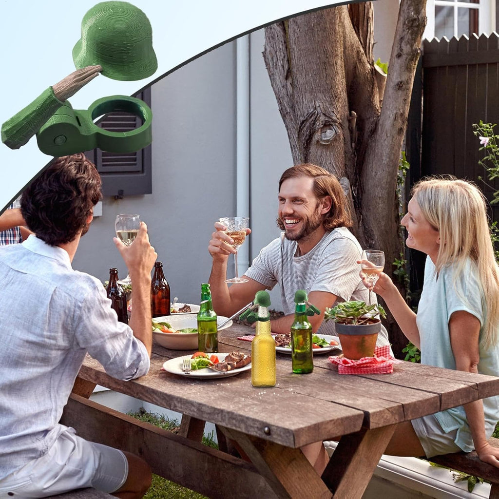 🫡 Reusable Soldier Salute Beer Bottle Helmet with Built-in Opener — Salute The Homies & Lock In Beer Flavor🍺