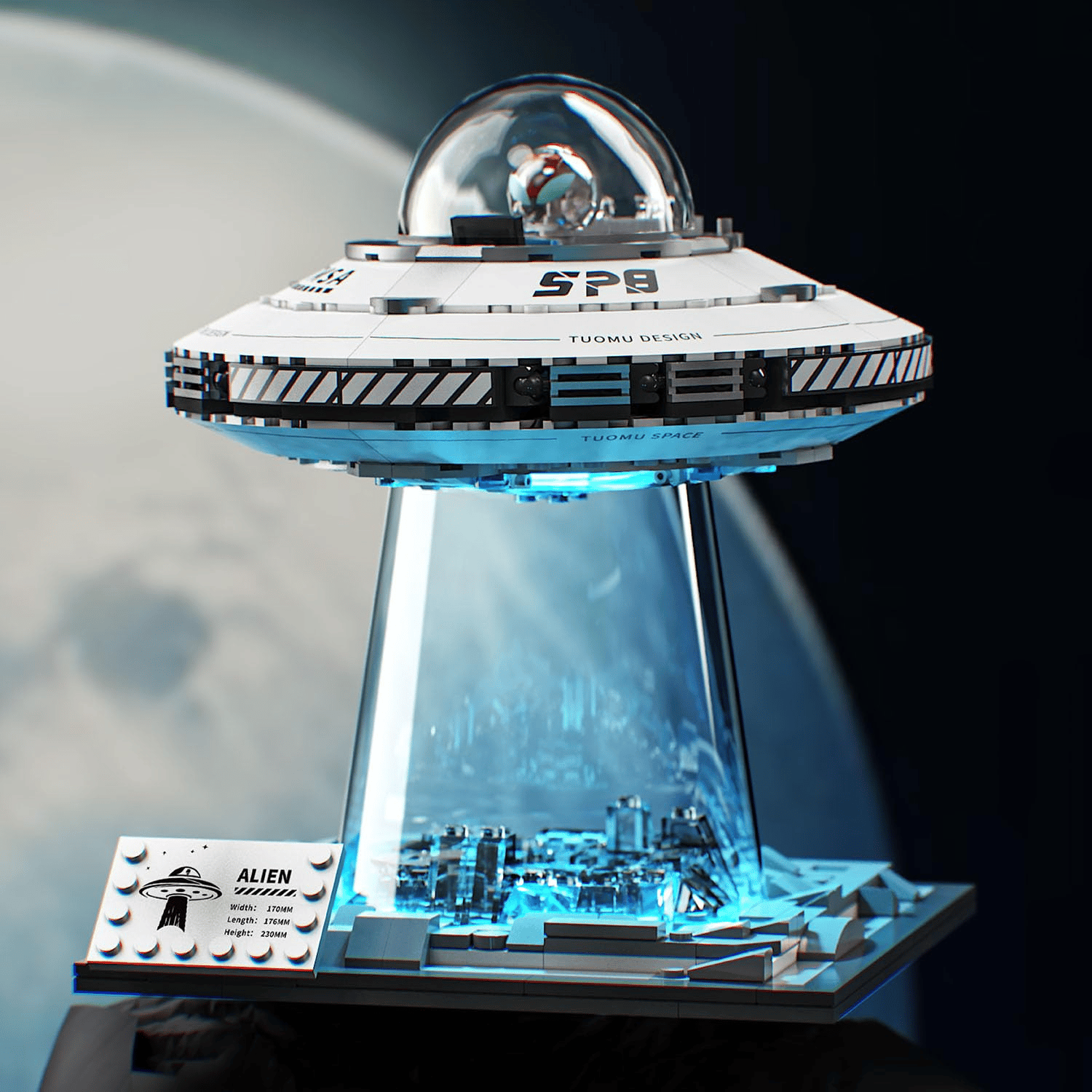 🛸Space UFO Spaceship Building Sets