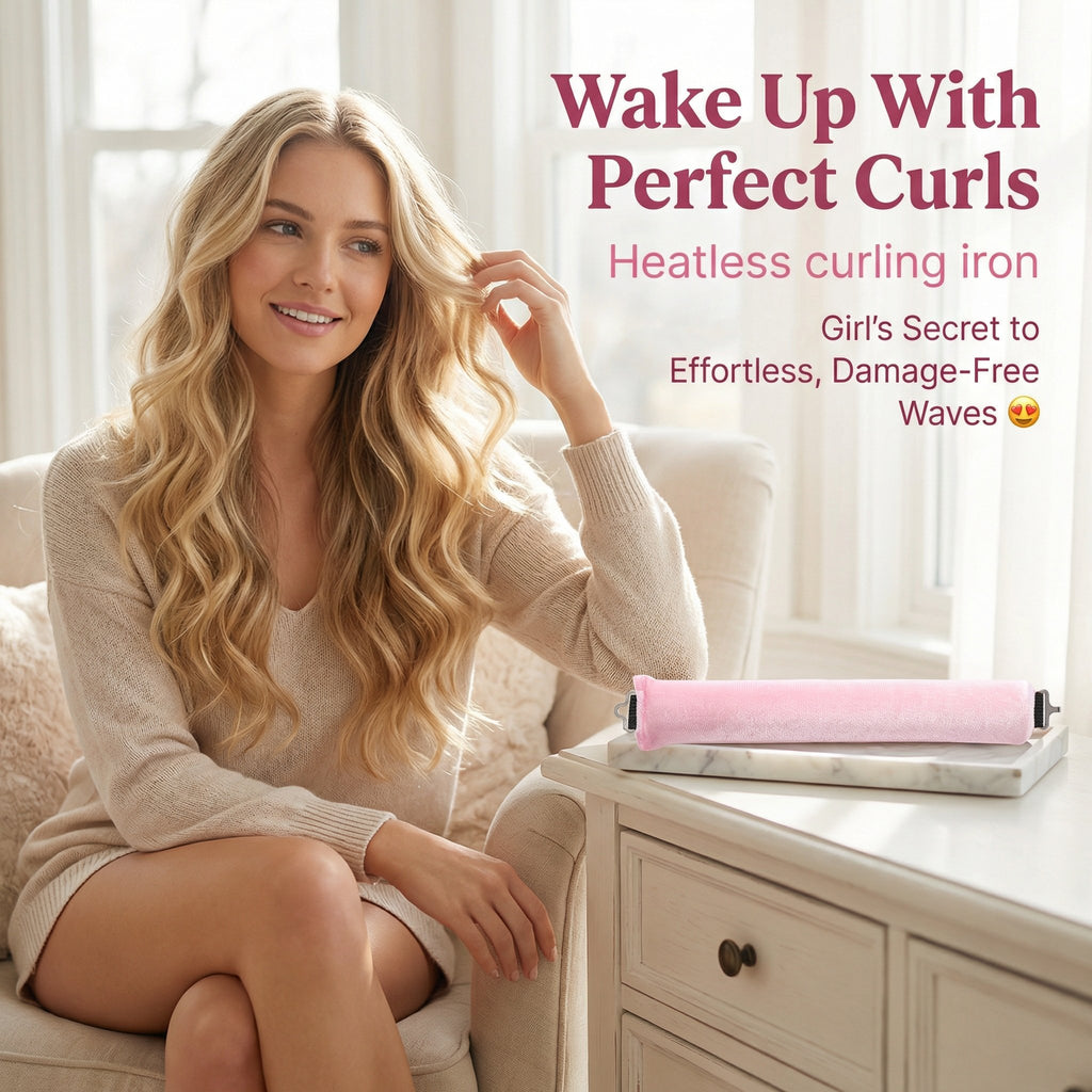 ✨ 1.2in Thickened Velvet Heatless Curler | No Heat No Damage ✨