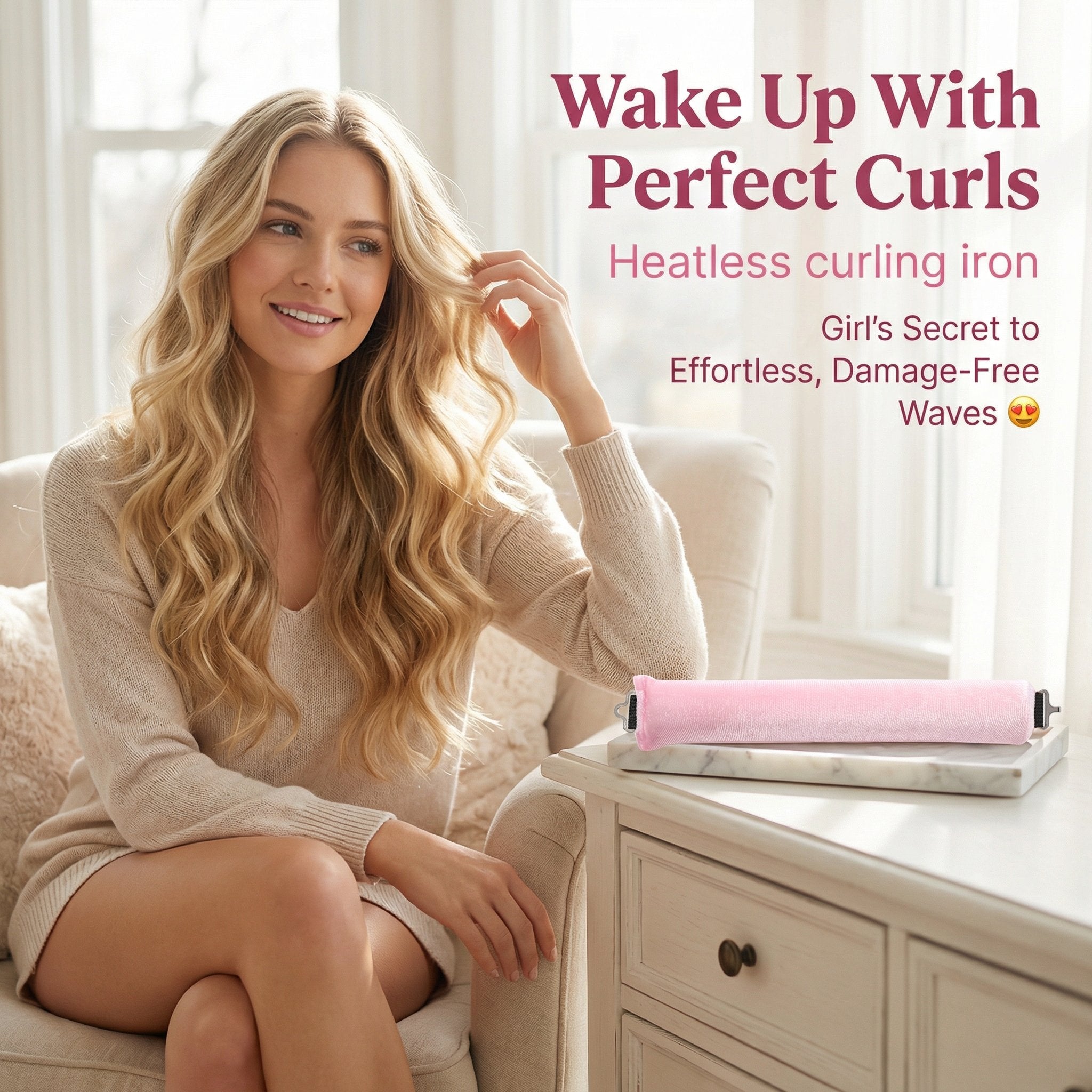 ✨ 1.2in Thickened Velvet Heatless Curler | No Heat No Damage ✨
