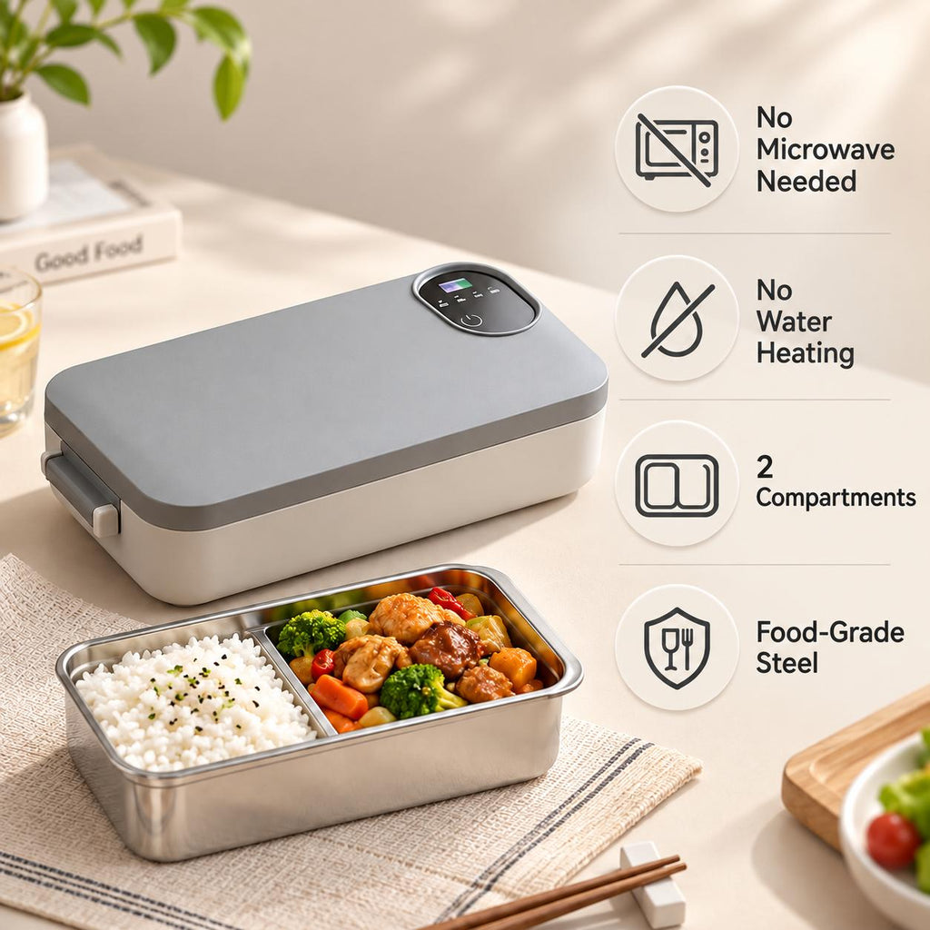 Electric Heating Stainless Steel Insulated Lunch Box