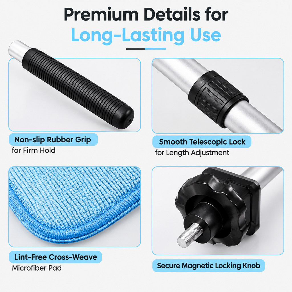 Magnetic Windshield Cleaning Tool