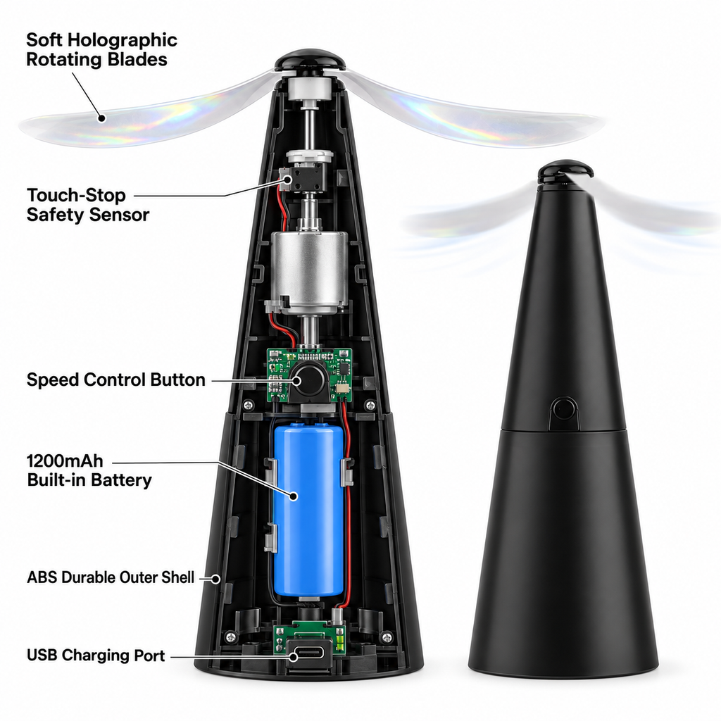 USB Rechargeable Fly Repellent Fan