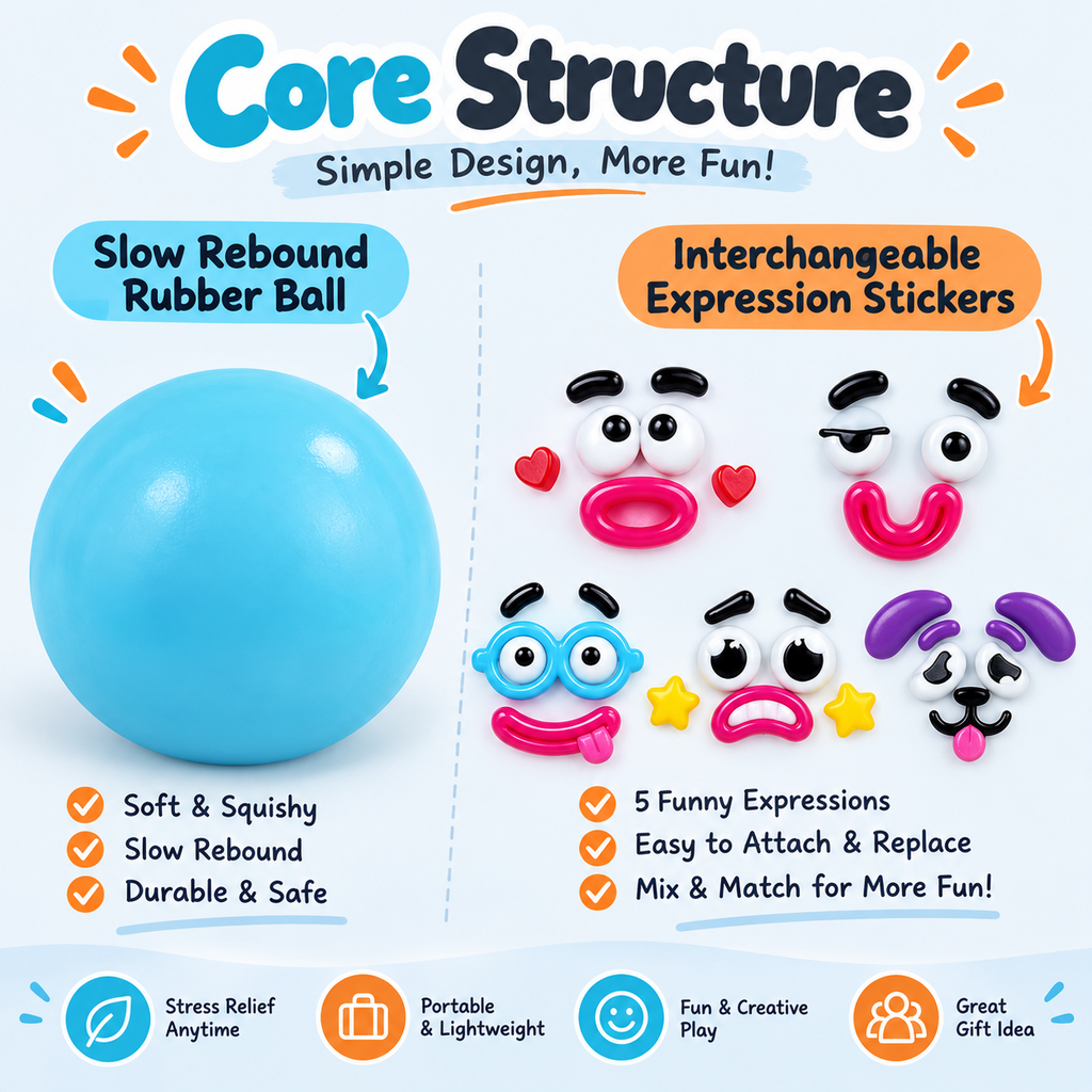 Slow rebound decompression ball