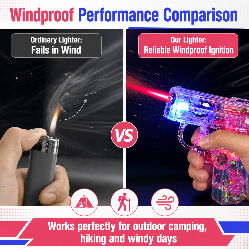 Foldable Fidget Spinner Lighter