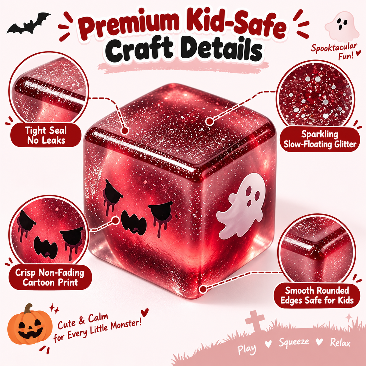Halloween-themed stress-relief and venting toys