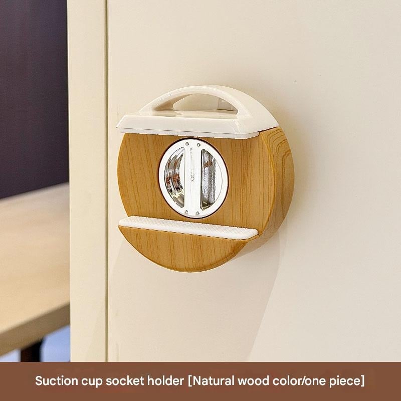 🌟🌸No-Drill Suction Cup Power Strip Holder