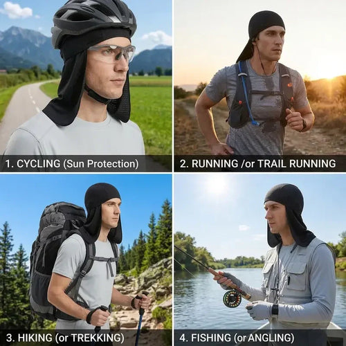 3-pack Cooling Skull Cap Elastic Hard Hat