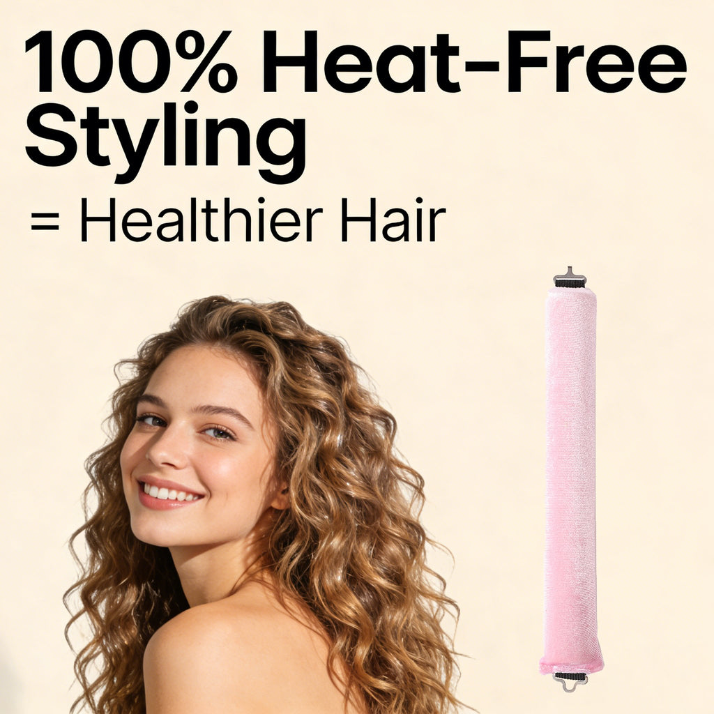 ✨ 1.2in Thickened Velvet Heatless Curler | No Heat No Damage ✨