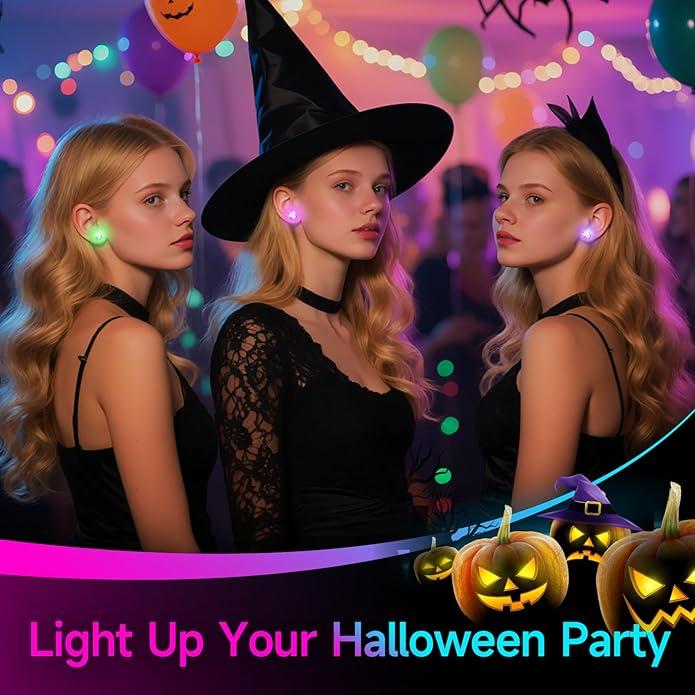 🔥Christmas Early Discount 40% Off✨🎅LED Earrings, Light Up Stud Earrings🌟