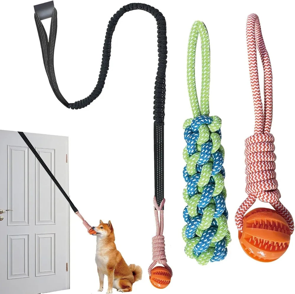 Dog Interactive Tether Tug Rope Toys