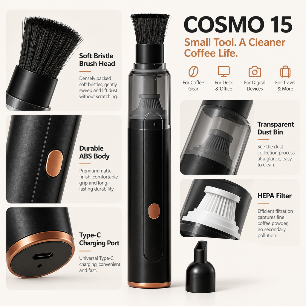 Coffee Grinder Cleaner Mini Vacuum