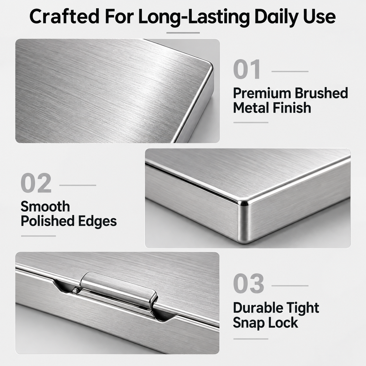 Stainless Steel RFID Blocking Card Holder