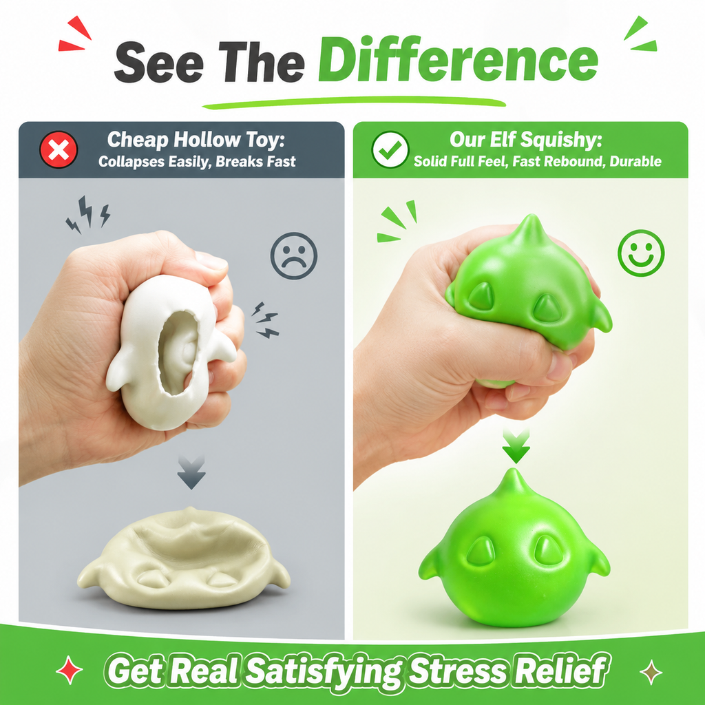 Elf slow rebound pinch music toy