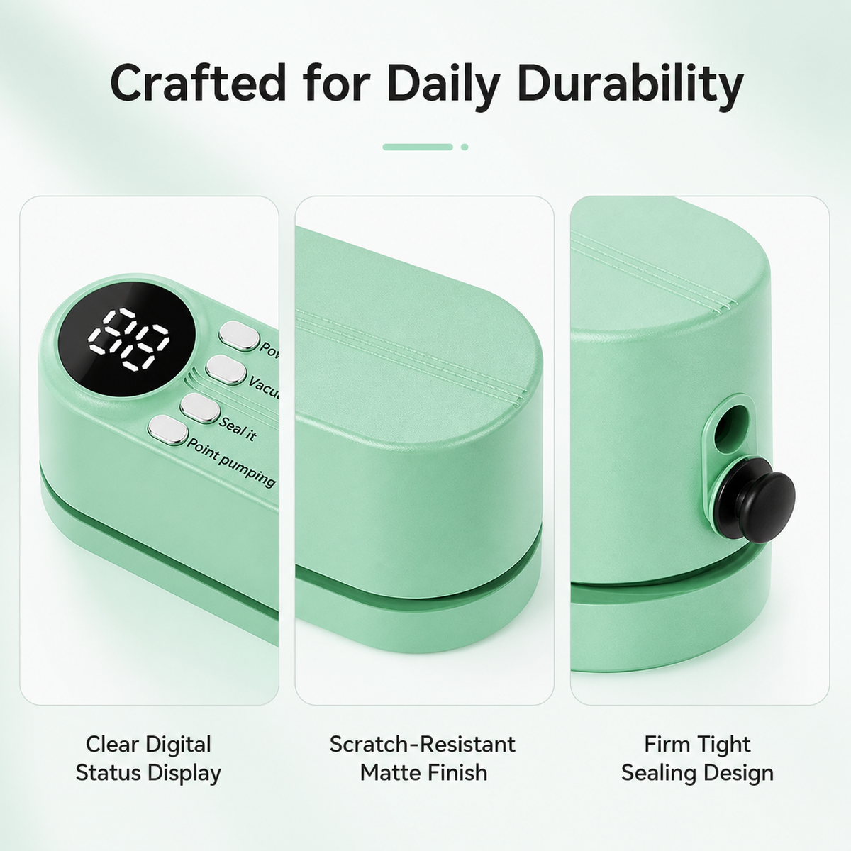 Rechargeable Mini Wireless Vacuum Sealer