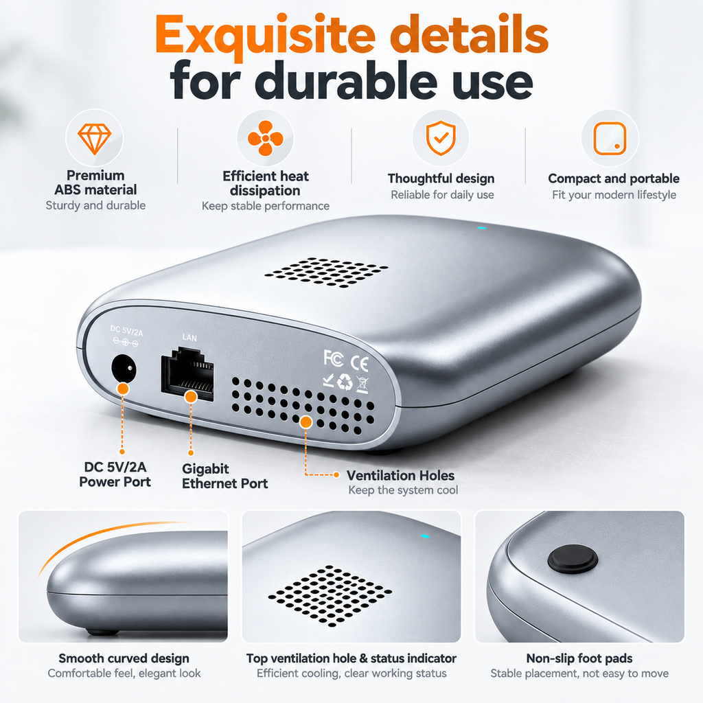 NAS AI Backup Box Network Storage Drive