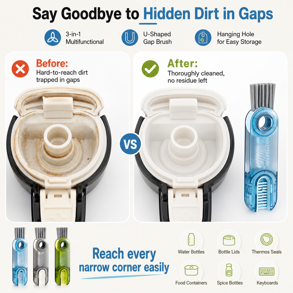 Multifunctional Gap Cleaning Brush