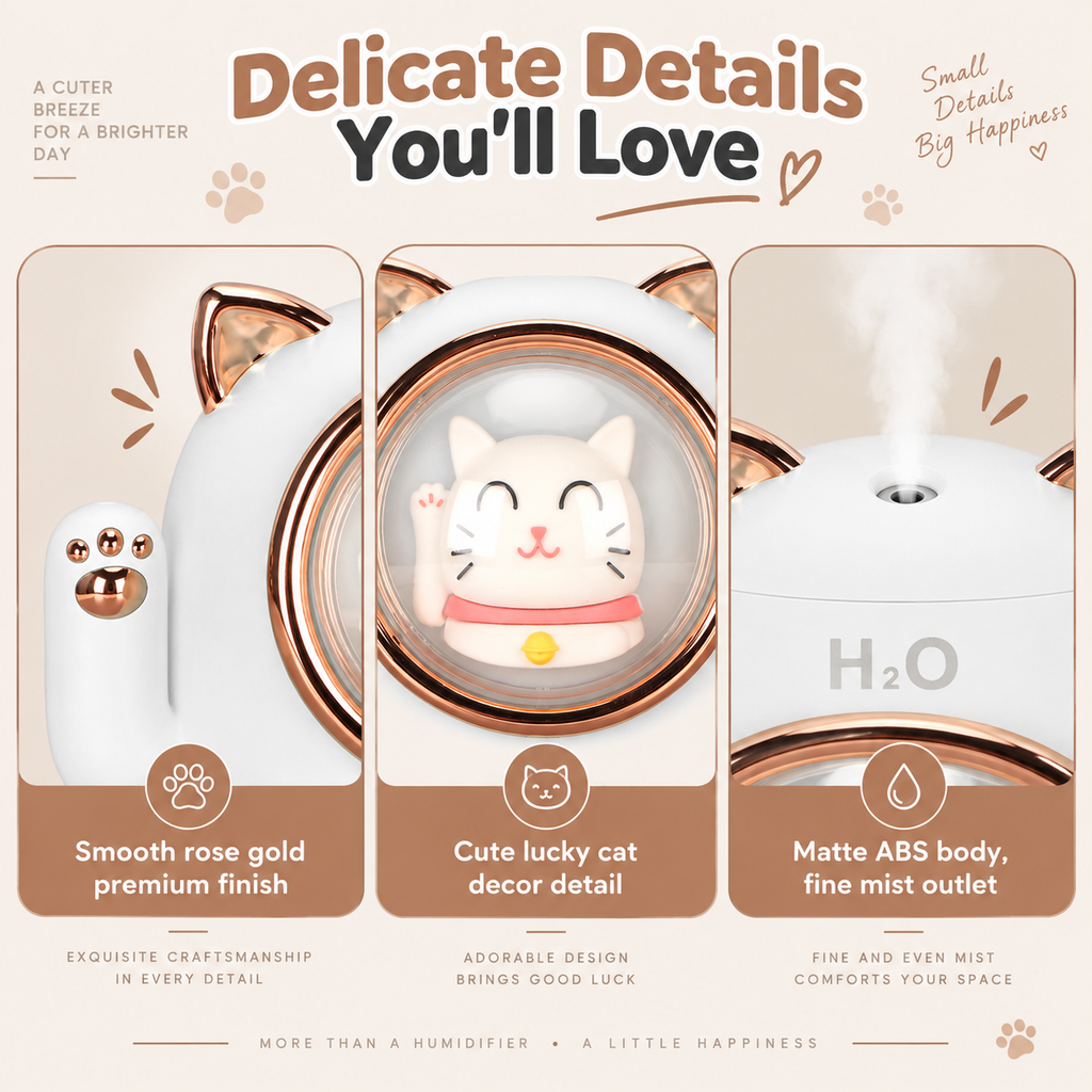 Cat Shape Aroma Humidifier