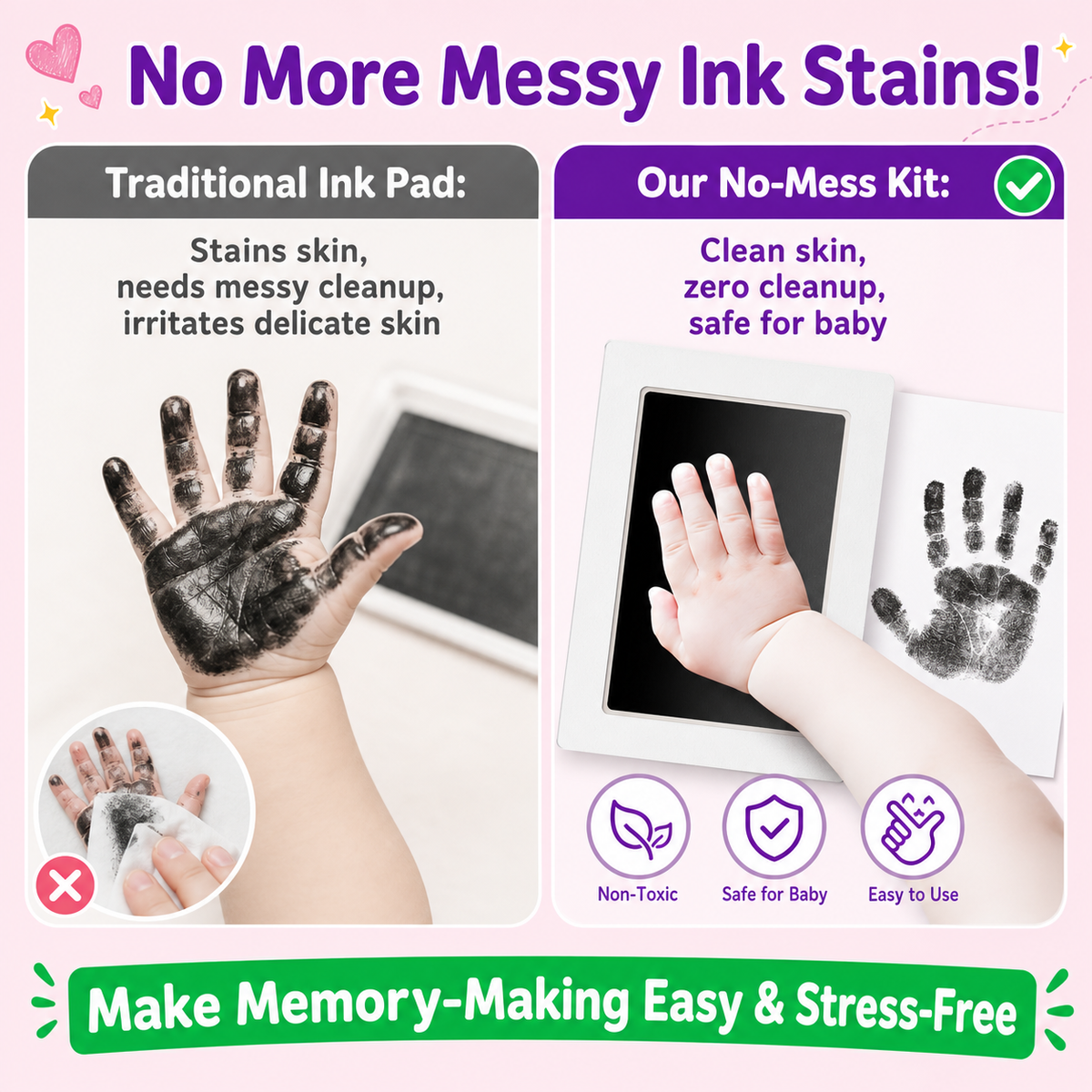 Newborn Limb Print Keepsake Kit