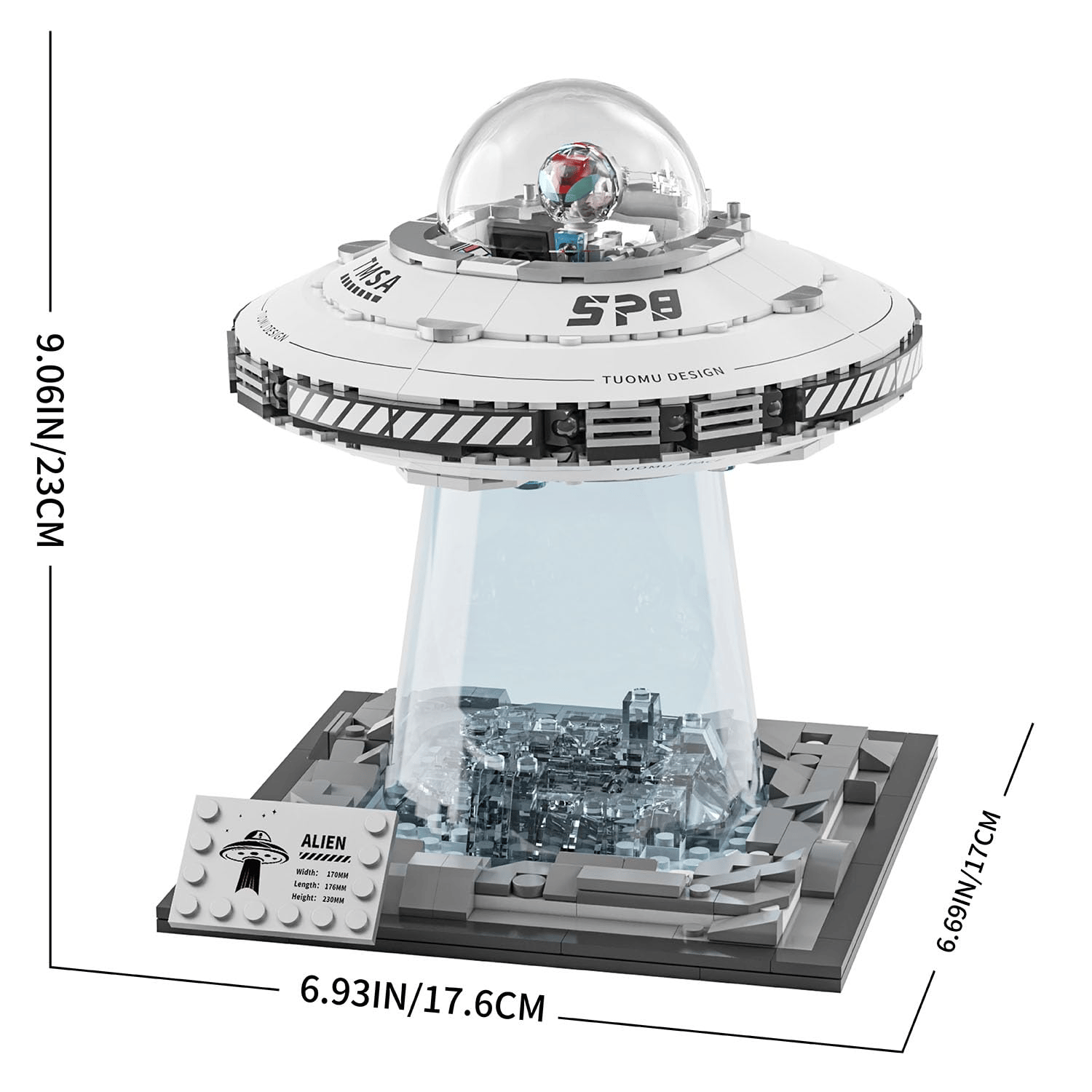 🛸Space UFO Spaceship Building Sets
