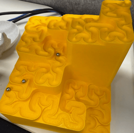 3D Printed Hilbert Curve Marble Run