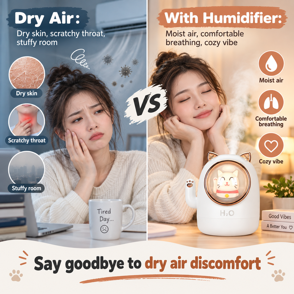 Cat Shape Aroma Humidifier