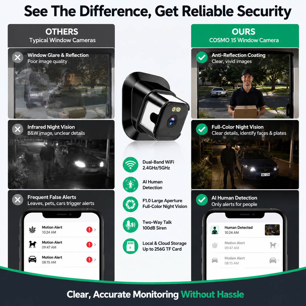 Indoor HD Security Camera with Night Vision