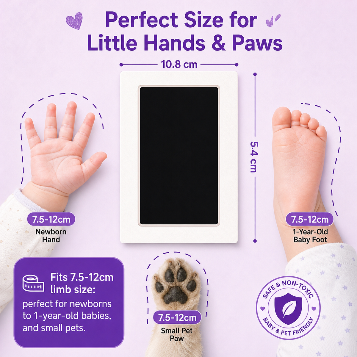 Newborn Limb Print Keepsake Kit